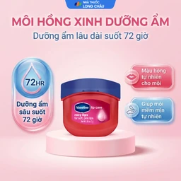 Son dưỡng môi Vaseline Lip hồng xinh dưỡng ẩm, màu hồng tự nhiên (7g) 2