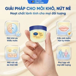 Son dưỡng môi Vaseline Lip dưỡng ẩm, làm mềm môi (7g) 4
