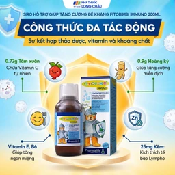 Siro hỗ trợ giúp tăng cường đề kháng Fitobimbi Immuno (200ml) 3