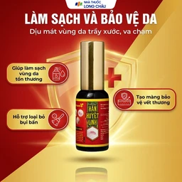 Dung dịch dùng ngoài ngừa khuẩn Hãn Huyết Linh giảm sưng viêm, làm dịu vết trầy xước, bầm tím (15ml) 2