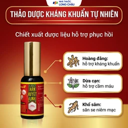 Dung dịch dùng ngoài ngừa khuẩn Hãn Huyết Linh giảm sưng viêm, làm dịu vết trầy xước, bầm tím (15ml) 3