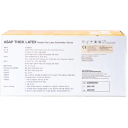Găng tay y tế không bột, phủ Polymer Latex size M (100 cái) Powder Free Examination