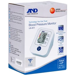 Máy đo huyết áp bắp tay AND UA-611 hỗ trợ đo huyết áp, nhịp tim