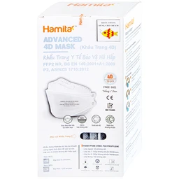 Khẩu trang trẻ em 4 lớp Hamita Advanced 4D mask (5 cái)