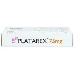 Viên nén Platarex 75mg Medochemie phòng ngừa các biến cố huyết khối động mạch (3 vỉ x 10 viên)