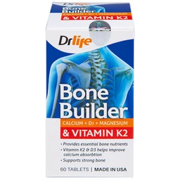 Viên uống bổ sung canxi và vitamin cho xương, phòng chống loãng xương Bone Builder Drlife (60 viên)