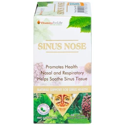 Viên uống hỗ trợ cải thiện viêm xoang, viêm mũi dị ứng Sinus Nose Vitamins For Life (30 viên)