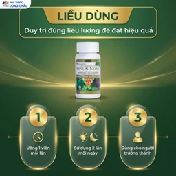 Viên uống hỗ trợ cải thiện viêm xoang, viêm mũi dị ứng Sinus Nose Vitamins For Life (30 viên) 5