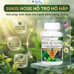Viên uống hỗ trợ cải thiện viêm xoang, viêm mũi dị ứng, tăng cường sức khỏe đường hô hấp Sinus Nose Vitamins For Life (60 viên) 3