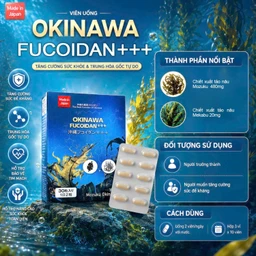 Viên uống hỗ trợ tăng cường sức đề kháng và trung hòa các gốc tự do Okinawa Fucoidan +++ Jpanwell (30 viên) 5