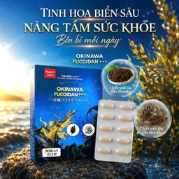 Viên uống hỗ trợ tăng cường sức đề kháng và trung hòa các gốc tự do Okinawa Fucoidan +++ Jpanwell (30 viên) 3