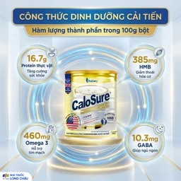 Sữa tăng cường sức khỏe tim mạch CaloSure gold Vitadairy (900g) 3
