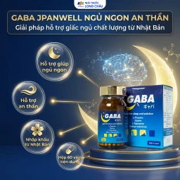 Viên uống hỗ trợ giảm các triệu chứng mất ngủ, khó ngủ, giấc ngủ không sâu, giảm lo lắng Gaba Jpanwell (60 viên) 3