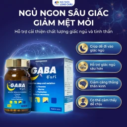 Viên uống hỗ trợ giảm các triệu chứng mất ngủ, khó ngủ, giấc ngủ không sâu, giảm lo lắng Gaba Jpanwell (60 viên) 5