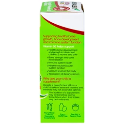 Siro bổ sung vitamin D3 tăng cường hấp thụ canxi Brauer Baby & Kids Liquid Vitamin D 400IU (10ml)