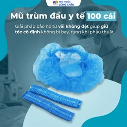 Mũ trùm đầu y tế (100 cái) 2