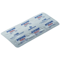 Thuốc Acetab Extra Agimexpharm điều trị triệu chứng cảm cúm (10 vỉ x 10 viên)