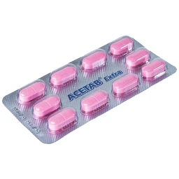 Thuốc Acetab Extra Agimexpharm điều trị triệu chứng cảm cúm (10 vỉ x 10 viên)