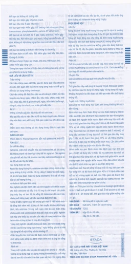 Thuốc Cetirizine Stada 10mg điều trị viêm mũi dị ứng, mày đay (10 vỉ x 10 viên) 