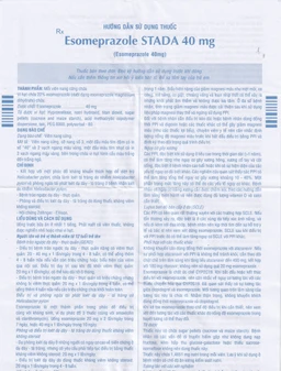 Thuốc Esomeprazole Stada 40mg điều trị trào ngược dạ dày, thực quản (2 vỉ x 10 viên)