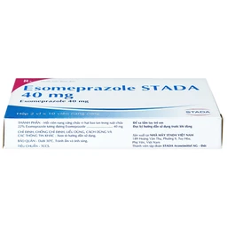 Thuốc Esomeprazole Stada 40mg điều trị trào ngược dạ dày, thực quản (2 vỉ x 10 viên)