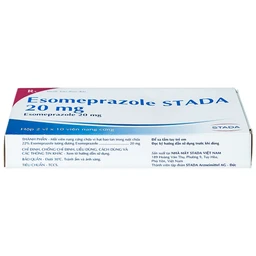 Thuốc Esomeprazole Stada 20mg điều trị trào ngược dạ dày, thực quản (2 vỉ x 10 viên)