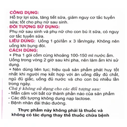 Cốm lợi sữa hỗ trợ lợi sữa, tăng tiết sữa cho phụ nữ sau sinh TT.Galac Traphaco (20 gói x 3g)