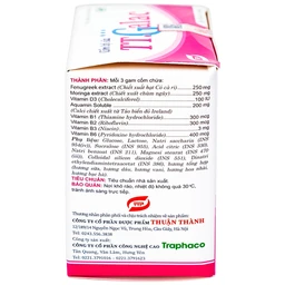 Cốm lợi sữa hỗ trợ lợi sữa, tăng tiết sữa cho phụ nữ sau sinh TT.Galac Traphaco (20 gói x 3g)