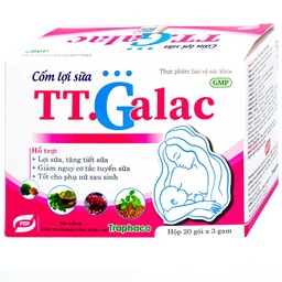 Cốm lợi sữa hỗ trợ lợi sữa, tăng tiết sữa cho phụ nữ sau sinh TT.Galac Traphaco (20 gói x 3g)