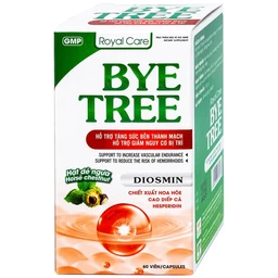 Viên uống hỗ trợ giảm nguy cơ bị trĩ Bye Tree Royal Care (60 viên)