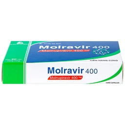 Thuốc Molravir 400 Boston điều trị Covid-19 nhẹ đến trung bình (2 vỉ x 10 viên)