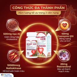 Viên uống hỗ trợ sức khỏe tim mạch, ổn định nhịp tim Heart Ace Support Vitamins For Life (30 viên) 3