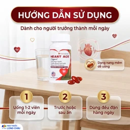 Viên uống hỗ trợ sức khỏe tim mạch, ổn định nhịp tim Heart Ace Support Vitamins For Life (30 viên) 5