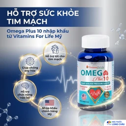 Viên uống giúp chống oxy hóa, hỗ trợ tốt cho tim mạch Omega Plus 10 Vitamins For Life (60 viên) 3