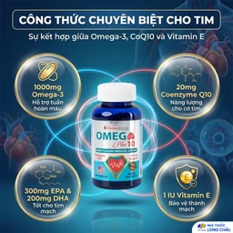 Viên uống giúp chống oxy hóa, hỗ trợ tốt cho tim mạch Omega Plus 10 Vitamins For Life (60 viên) 4