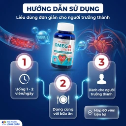 Viên uống giúp chống oxy hóa, hỗ trợ tốt cho tim mạch Omega Plus 10 Vitamins For Life (60 viên) 5