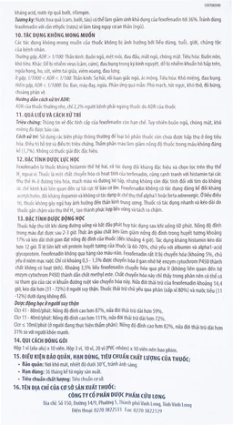 Thuốc Farica 120 Benovas điều trị viêm mũi dị ứng theo mùa (1 vỉ x 10 viên)