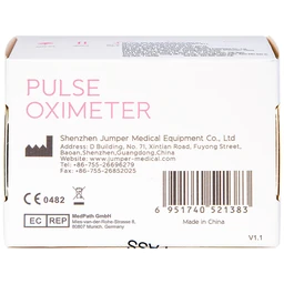 Máy đo nồng độ oxy trong máu SPO2 Jumper JPD 500E LED
