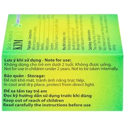 Dầu gió Kimagi Agimexpharm giảm đau, giải cảm, giúp thư giãn cơ bắp (10 chai x 6ml)