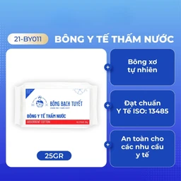 Bông cuộn thấm nước Bạch Tuyết 25g vệ sinh cá nhân và y tế 4