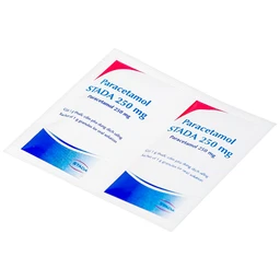 Cốm Paracetamol Stada 250mg điều trị các cơn đau do cảm cúm, nhức đầu, đau họng (30 gói x 1g)