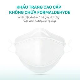 Khẩu trang trẻ em 4 lớp Niva 4D Kids (25 cái) thoáng khí, ngăn chặn vi khuẩn, giọt bắn 4
