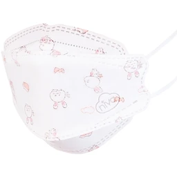 Khẩu trang trẻ em 4 lớp Niva 4D Kids (25 cái) thoáng khí, ngăn chặn vi khuẩn, giọt bắn