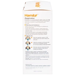 Khẩu trang 4 lớp Hamita Advanced 4D mask màu đen (5 cái)