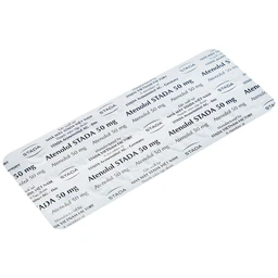Thuốc Atenolol Stada 50mg điều trị tăng huyết áp, đau thắt ngực (2 vỉ x 15 viên)