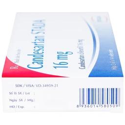 Thuốc Candesartan Stada 16mg điều trị tăng huyết áp vô căn, suy tim (2 vỉ x 14 viên)