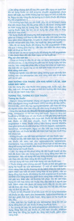 Thuốc Telmisartan 40 A.T An Thiên điều trị tăng huyết áp (3 vỉ x 10 viên)