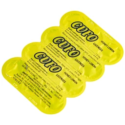 Viên ngậm Cufo vị mật ong chanh hỗ trợ điều trị triệu chứng trong nhiễm khuẩn miệng và họng (2 vỉ x 12 viên)
