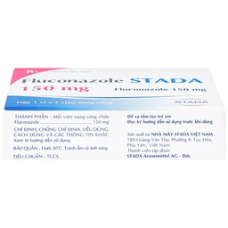 Thuốc Fluconazole Stada 150mg điều trị nhiễm nấm (1 vỉ x 1 viên)