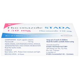 Thuốc Fluconazole Stada 150mg điều trị nhiễm nấm (1 vỉ x 1 viên)